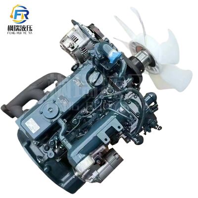 Kubota D1703 Diesel Engine Assembly - 26.1 kW Rated Power 3-Cylinder Vertical Water-Cooled Complete Engine for Mini Excavator